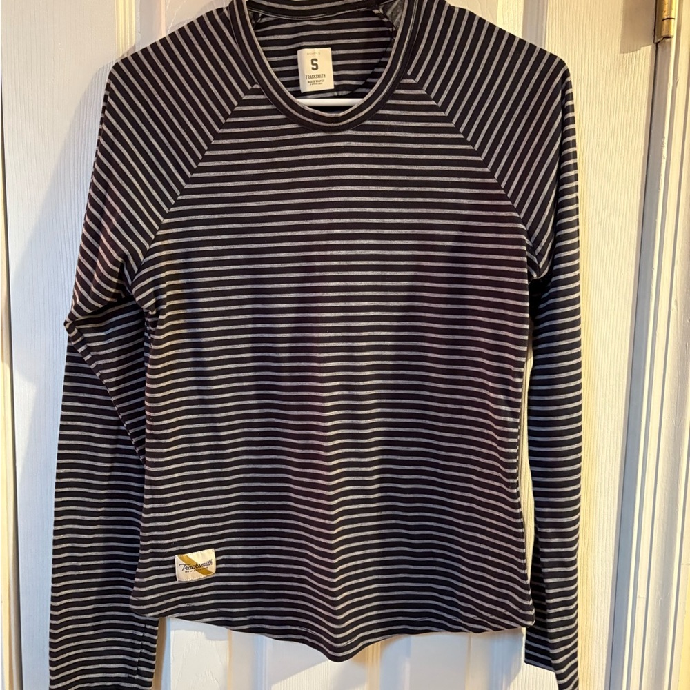 Tracksmith Women's Long Sleeve Striped Tee